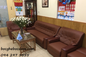 Làm đệm ghế sofa salon nhà anh Bảo quận Từ Liêm-Hà Nội