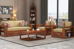 Sofa gỗ hiện đại cho căn phòng độc đáo