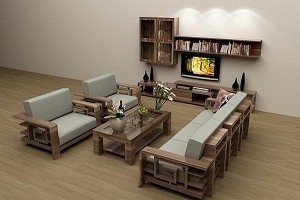 Sofa gỗ thanh lịch luôn là sự chọn lựa đúng đắn với mỗi gia đình