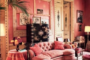 Top 7 mẹo cho phòng khách màu đất nung và màu hồng
