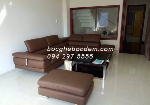 Bọc lại ghế sofa cho khách hàng ở Bạch Mai