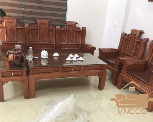 Công trình làm đệm salon gỗ tại Hà Nội của VNCCO